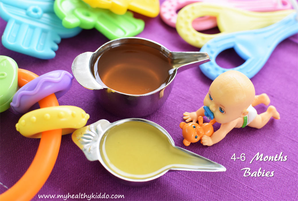 Food for 4 to 6 Months Babies