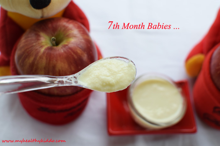 Food for 7th Month Babies