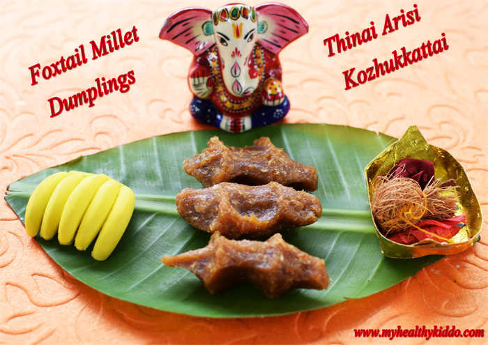 Foxtail Millet Thinai kolukkattai 2