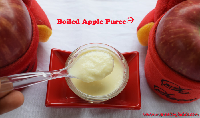 Boiled Apple Puree for Babies pic 3