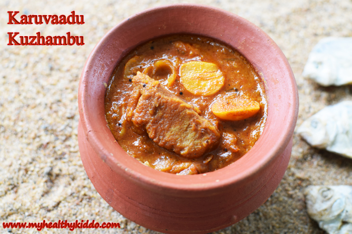 Dry Fish Karuvaadu Kulambu-2