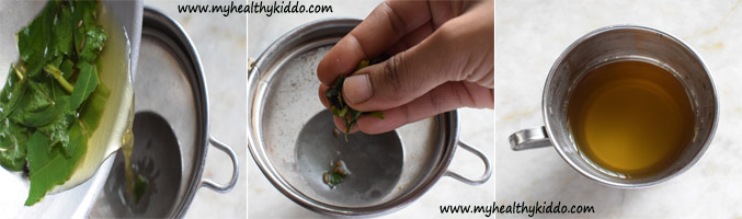 Betel leaves Vetrilai kashayam for cold and cough-4