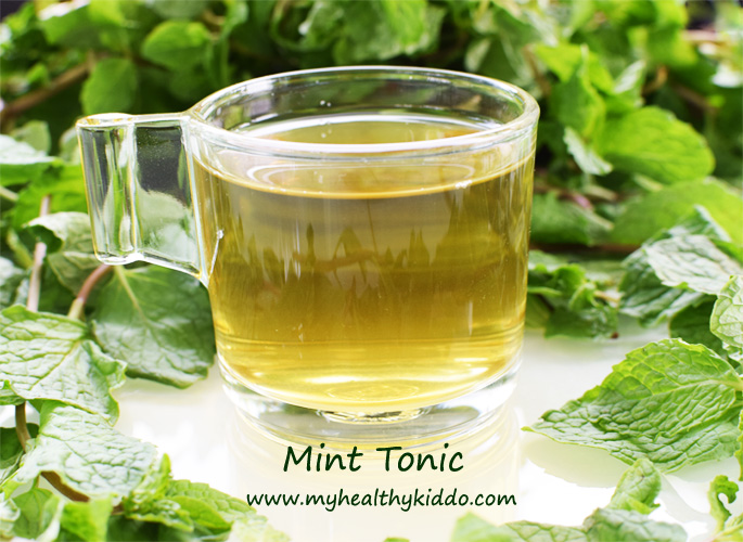 Homemade Mint Tonic 3