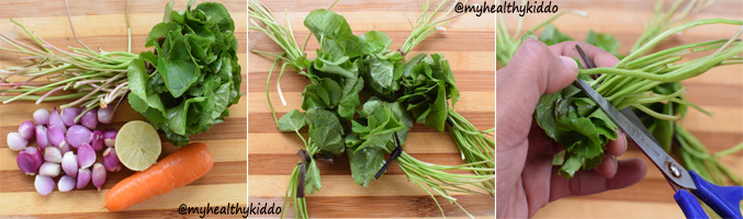 How to make Vallaarai Keerai Salad step 1