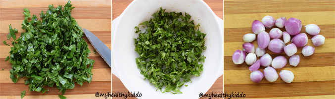 How to make Vallaarai Keerai Salad step 3