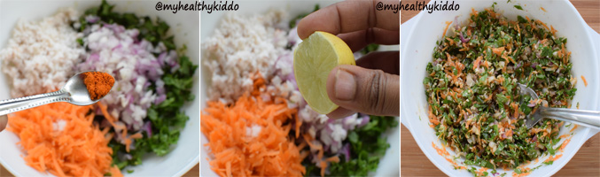 How to make Vallaarai Keerai Salad step 7