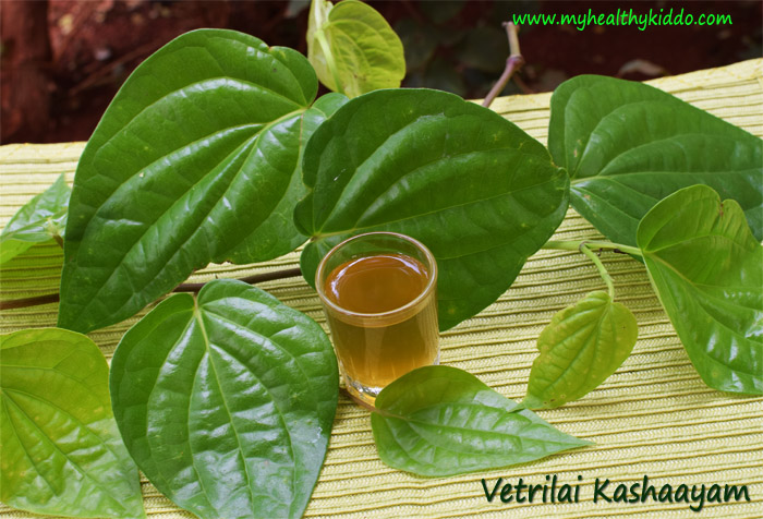 Natural cold and cough remedy with Betel leaves-1