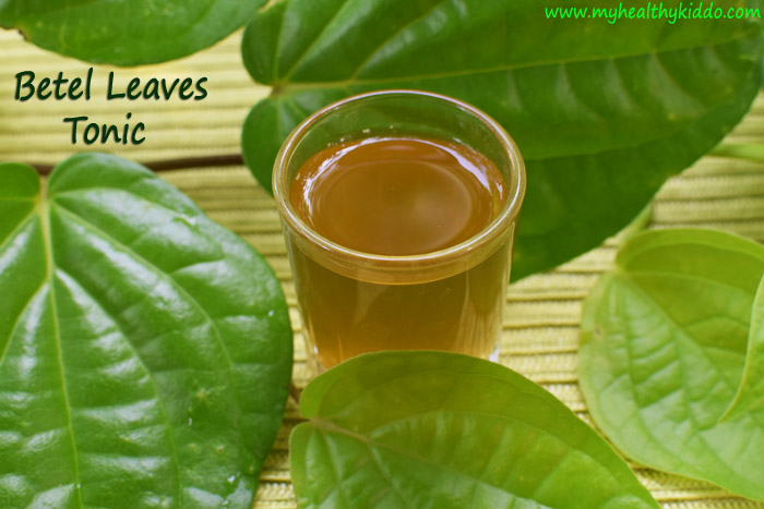 Natural cold and cough remedy with Betel leaves-3