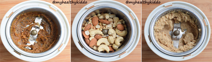 How to make Nuts and dates Laddoo step-2