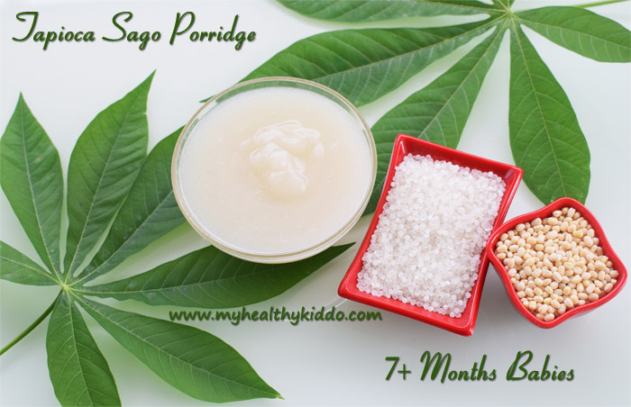 Tapioca Sago porridge for babies-1