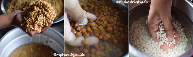 How to make Chapathi Flour at home step-2