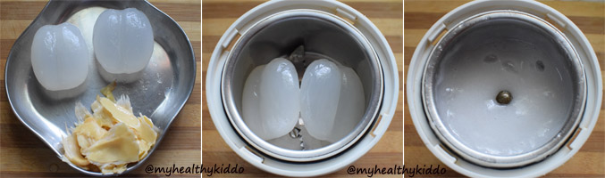 How to make Ice Apple Puree for babies step-1