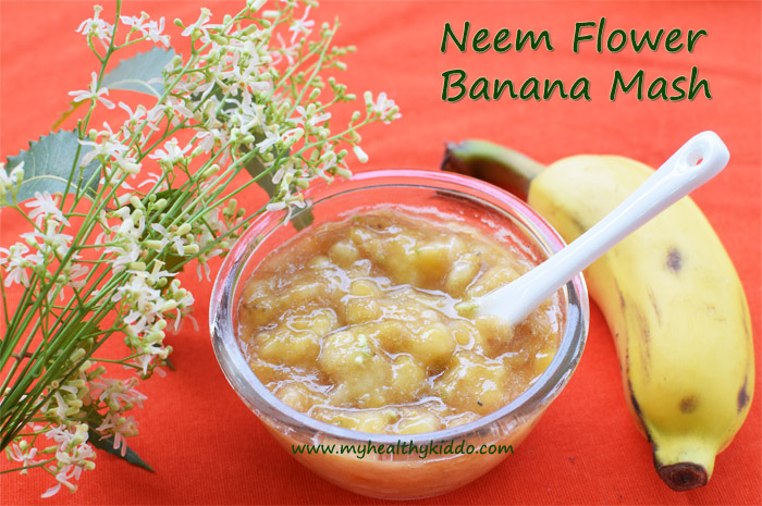 Neem Flower Banana Sweet Recipe-3