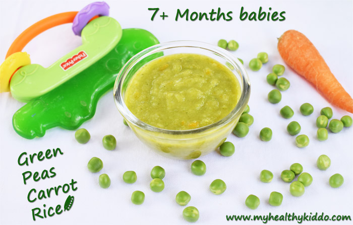 Green Peas Puree for babies-1
