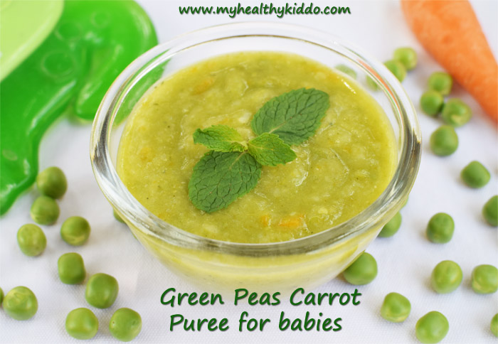 Green Peas Puree for babies-3
