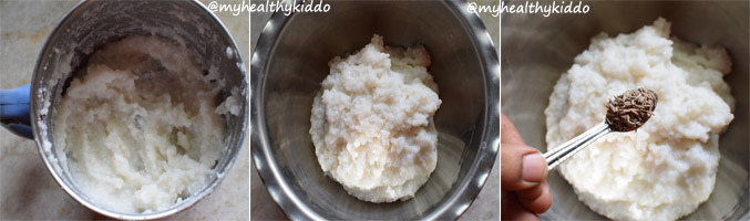 How to make varagu killu vadaam step-4
