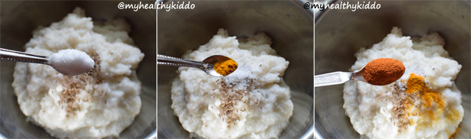 How to make varagu killu vadaam step-5