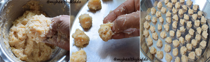 How to make varagu killu vadaam step-6