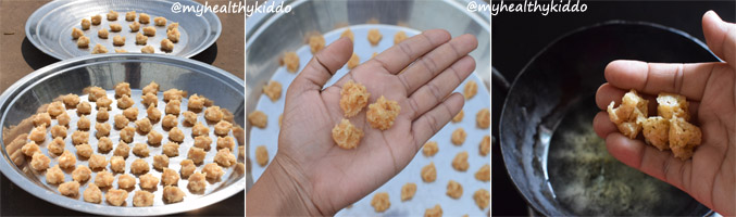 How to make varagu killu vadaam step-7