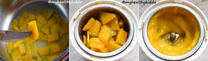 Pumpkin puree for babies step-4