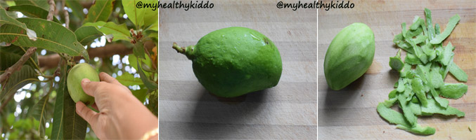 How to make Raw Mango Rice Step-1