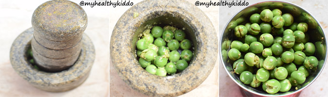How to make Sundakkai puli kuzhambu Step 2