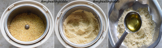 How to make Thinai Thean Urundai -4