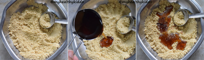 How to make Thinai Thean Urundai -5