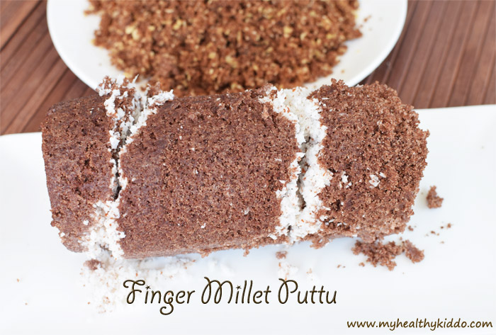 Sweet Finger Millet Puttu 1