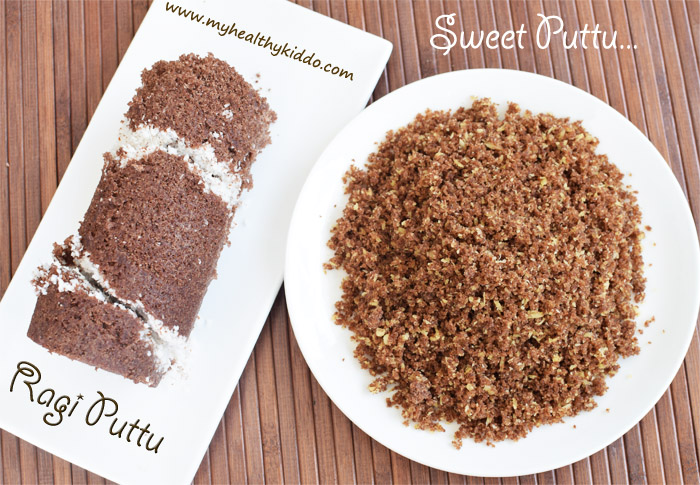 Sweet Finger Millet Puttu 3