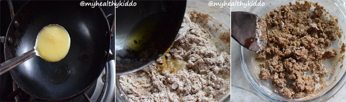 How to make sathu maavu laddoo step 3