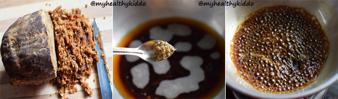 How to make sweet Ragi Puttu 6