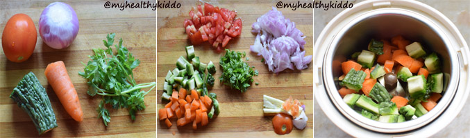 how-to-make-bitter-gourd-egg-rice-step-1
