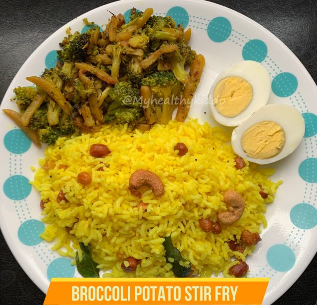 Broccoli Potato Stir Fry