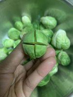 IMG_2358 Slit Brussel Sprouts