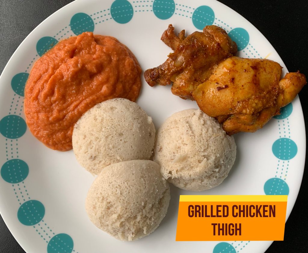 grilled chicken thighs