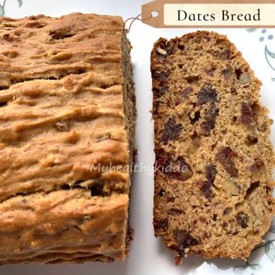 Banana dates bread without sugar