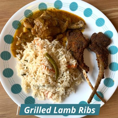 Grilled Lamb Racks/Ribs