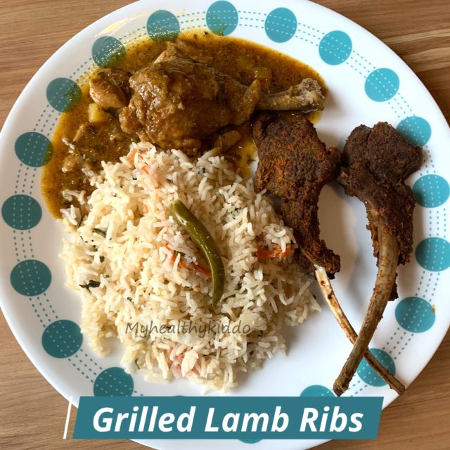 grilled lamb ribs