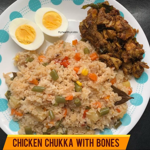 Chicken chukka with bones