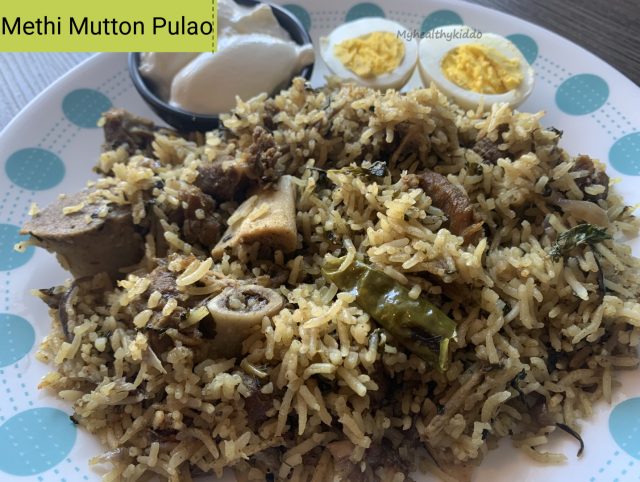 Methi Mutton Pulav