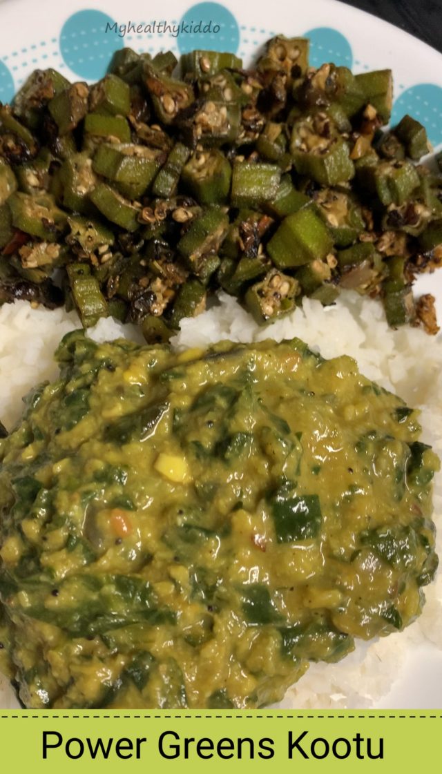 Power greens dal kootu