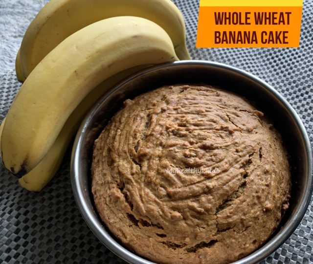 Whole wheat banana cake recipe