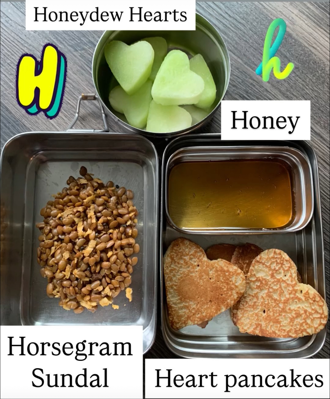 Food starting with letter H