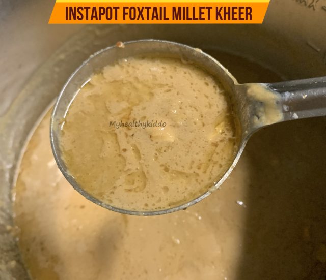 IP Foxtail Millet Kheer
