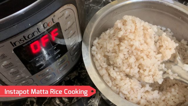 Instapot Matta Rice