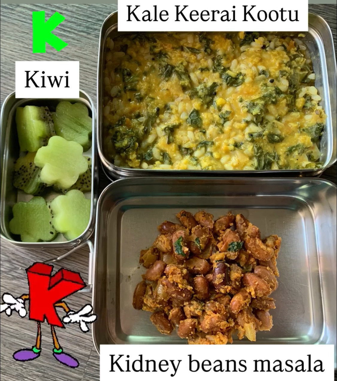 Food starting with letter K
