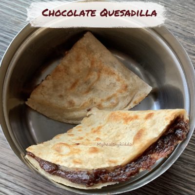 Chocolate Quesadilla