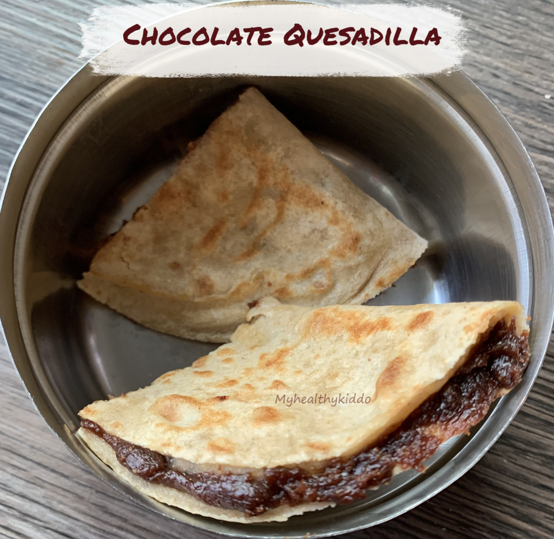 Chocolate quesadilla recipe