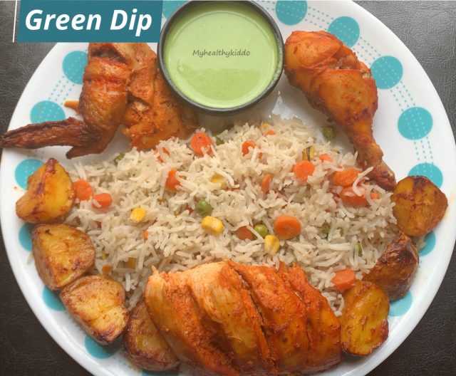 Green dip for grilled recipes